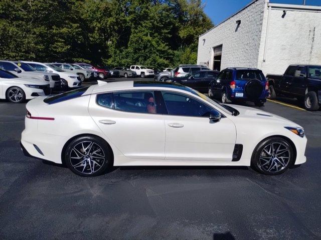 Used 2023 Kia Stinger GT-Line with VIN KNAE35LDXP6123091 for sale in RAYNHAM, MA