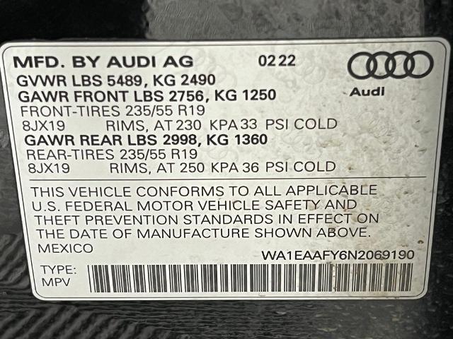 2022 Audi Q5 Vehicle Photo in Tulsa, OK 74129