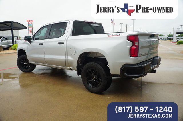 Used 2021 Chevrolet Silverado 1500 Custom with VIN 1GCPYCEF0MZ402673 for sale in Weatherford, TX