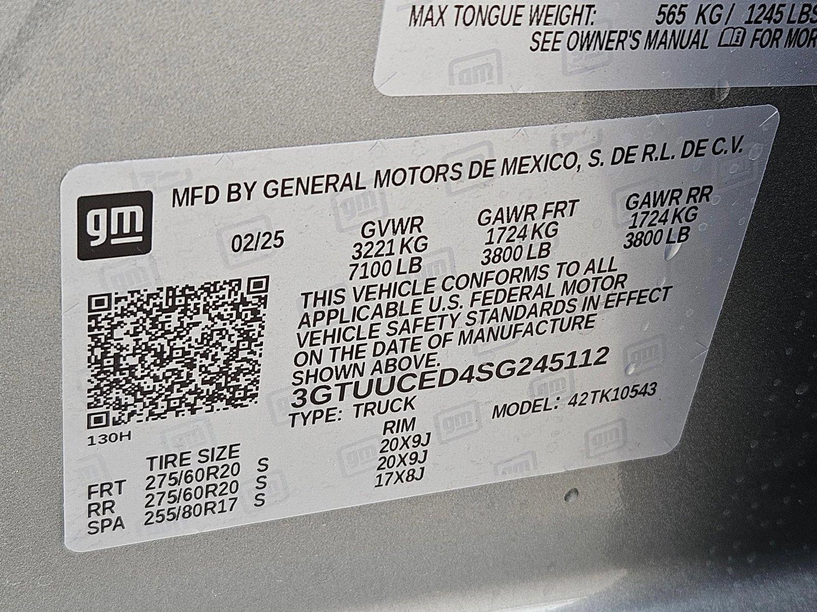 2025 GMC Sierra 1500 Vehicle Photo in HENDERSON, NV 89014-6702