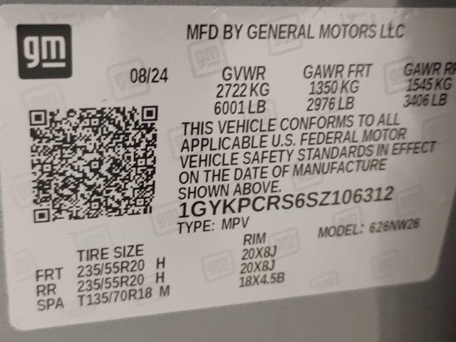 2025 Cadillac XT6 Vehicle Photo in PINEVILLE, NC 28134-8495