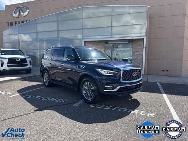 Used 2024 INFINITI QX80 Luxe 4WD with VIN JN8AZ2AEXR9327812 for sale in Albuquerque, NM