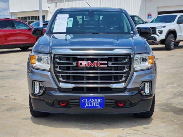 Used 2022 GMC Canyon AT4 with VIN 1GTG6FEN5N1176628 for sale in Houston, TX