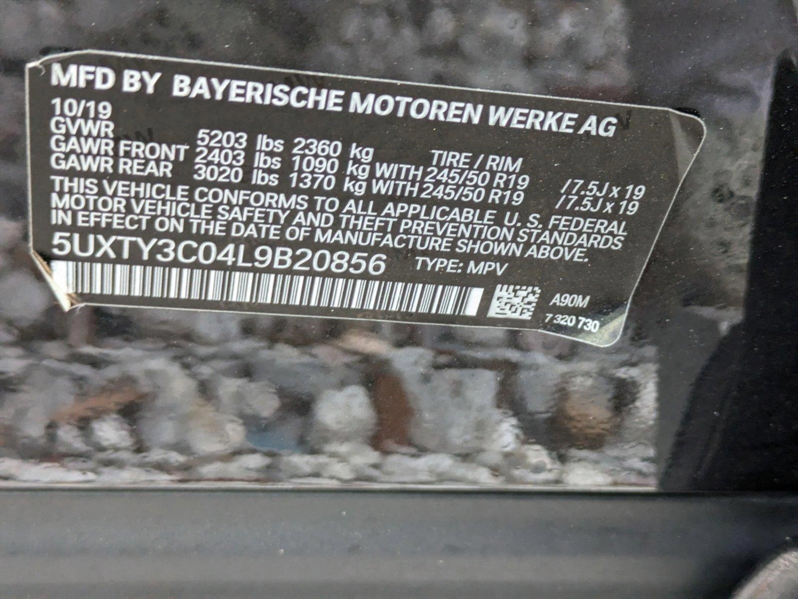 2020 BMW X3 sDrive30i Vehicle Photo in Tampa, FL 33614