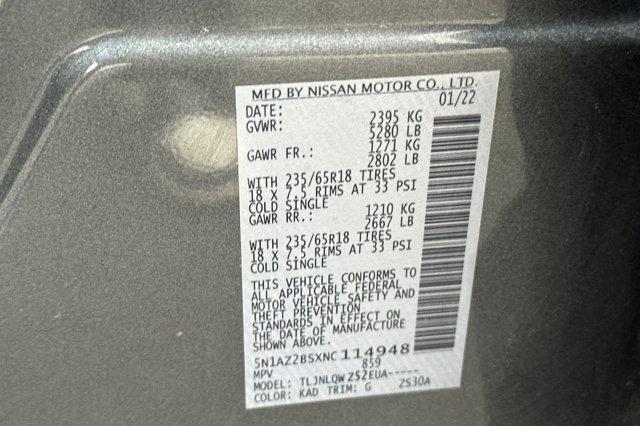 2022 Nissan Murano Vehicle Photo in BOISE, ID 83705-3761