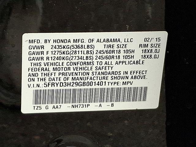2016 Acura MDX Vehicle Photo in DANBURY, CT 06810-5034
