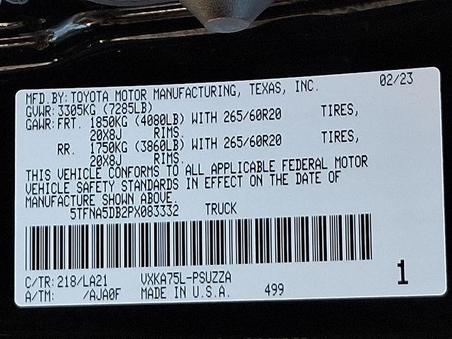 2023 Toyota Tundra Vehicle Photo in DANBURY, CT 06810-5034