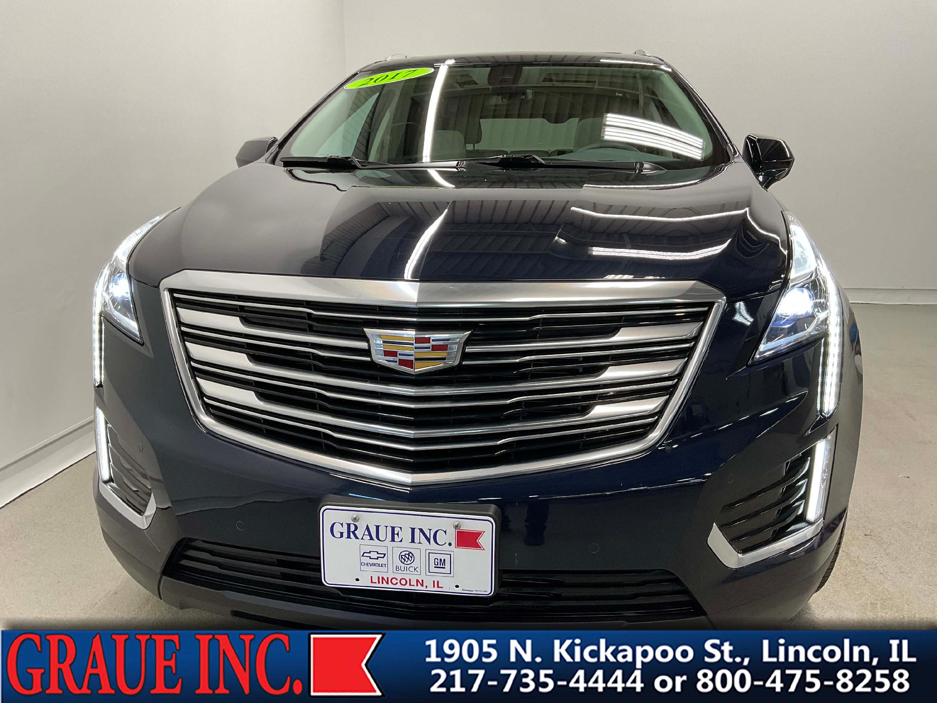 Used 2017 Cadillac XT5 Premium Luxury with VIN 1GYKNCRS6HZ206215 for sale in Lincoln, IL