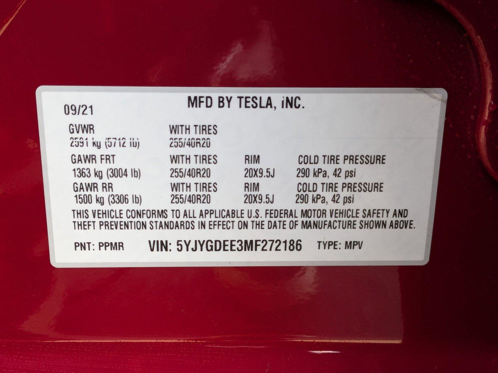 2021 Tesla Model Y Vehicle Photo in VALENCIA, CA 91355-1705