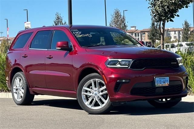 Used 2022 Dodge Durango GT Plus with VIN 1C4RDJDG4NC220367 for sale in Concord, CA