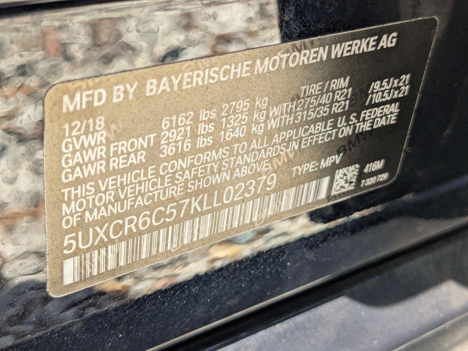 2019 BMW X5 xDrive40i Vehicle Photo in Tampa, FL 33614