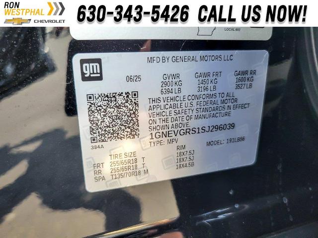 2025 Chevrolet Traverse Vehicle Photo in AURORA, IL 60503-9326