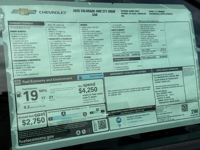 2025 Chevrolet Colorado Vehicle Photo in COLUMBIA, MO 65203-3903