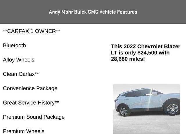 2022 Chevrolet Blazer Vehicle Photo in Fishers, IN 46038