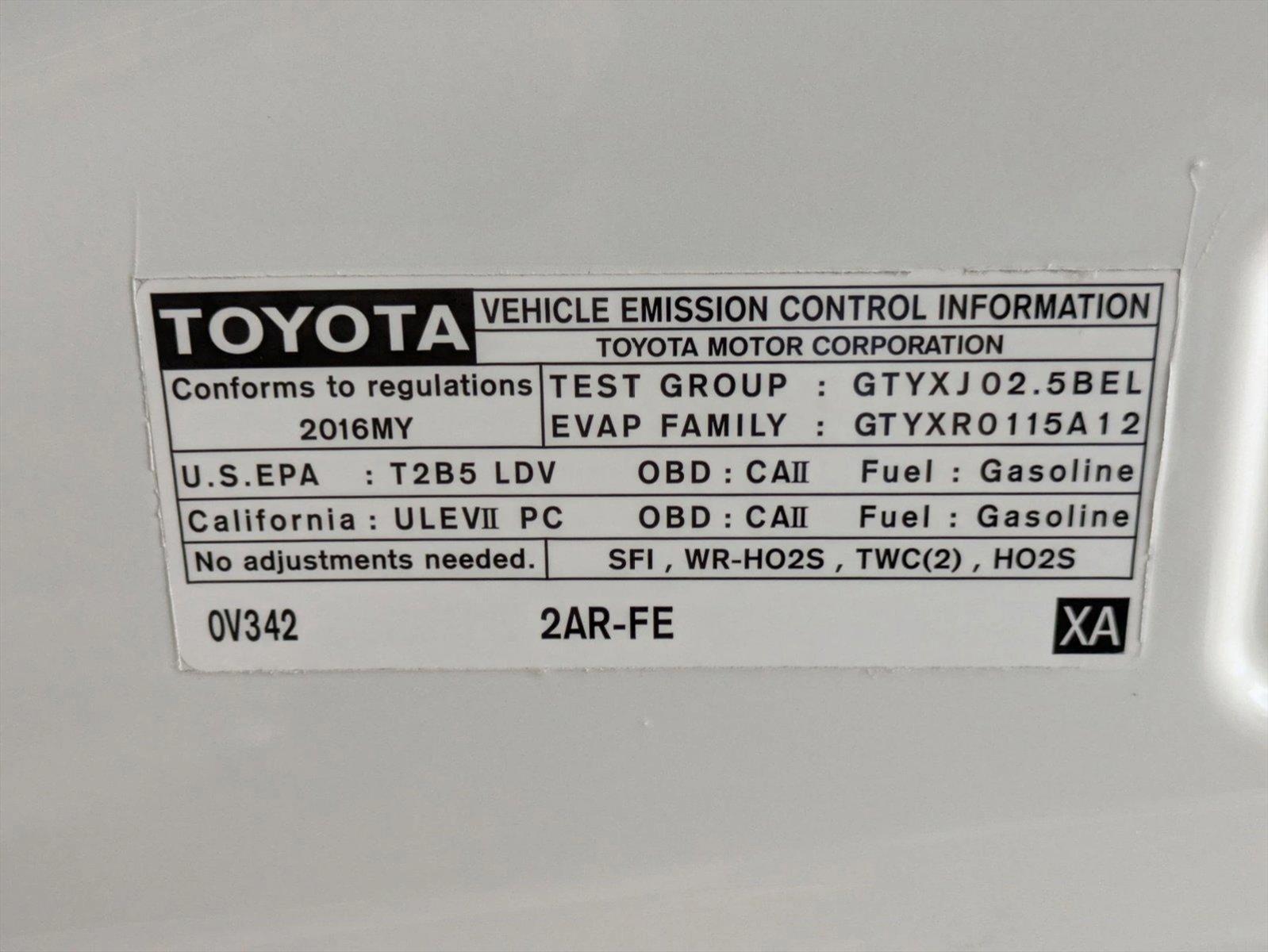 2016 Toyota Camry Vehicle Photo in Tustin, CA 92782