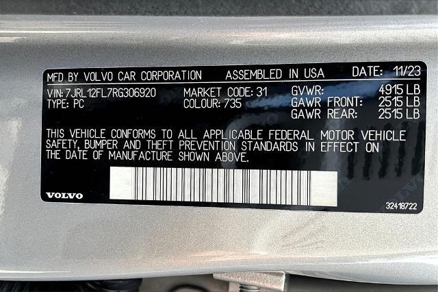 2024 Volvo S60 Vehicle Photo in Tulsa, OK 74145