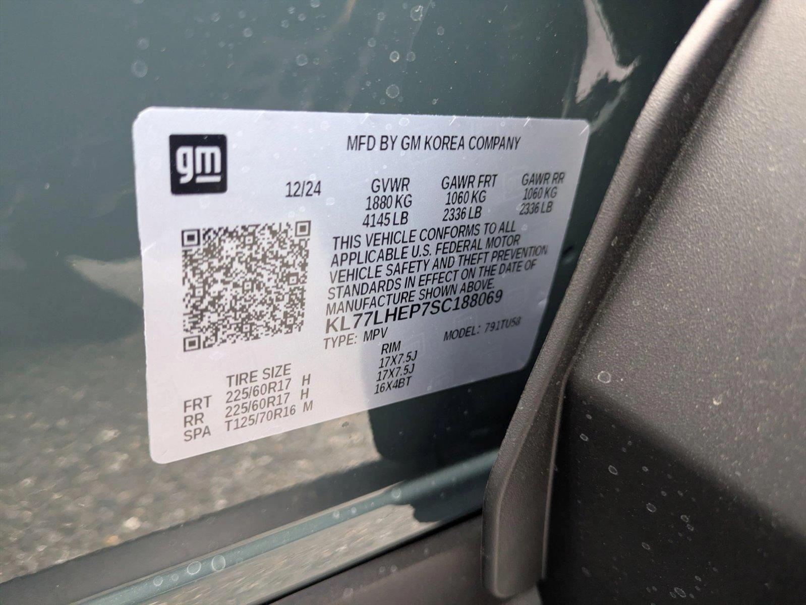 2025 Chevrolet Trax Vehicle Photo in LAUREL, MD 20707-4697
