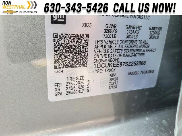 2025 Chevrolet Silverado 1500 Vehicle Photo in AURORA, IL 60503-9326