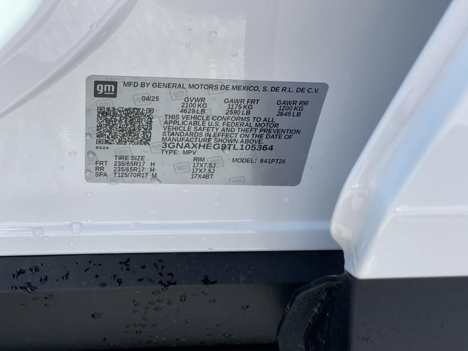 2026 Chevrolet Equinox Vehicle Photo in BENTONVILLE, AR 72712-4322