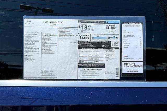 2025 INFINITI QX80 Vehicle Photo in San Antonio, TX 78230