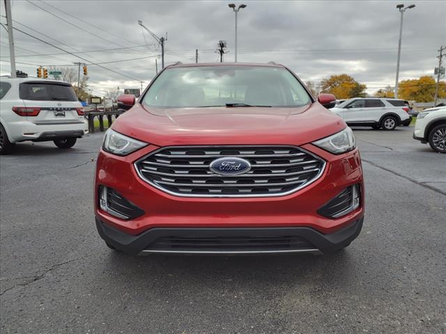 Used 2020 Ford Edge SEL with VIN 2FMPK4J98LBB40910 for sale in Monroe, MI