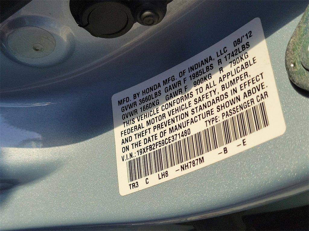 2012 Honda Civic Sedan Vehicle Photo in Muncy, PA 17756
