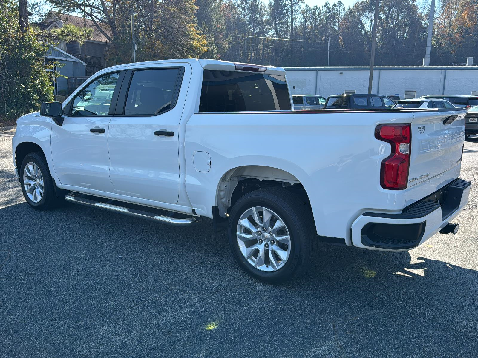 Used 2022 Chevrolet Silverado 1500 Limited Custom with VIN 3GCPWBEK6NG142049 for sale in Macon, GA