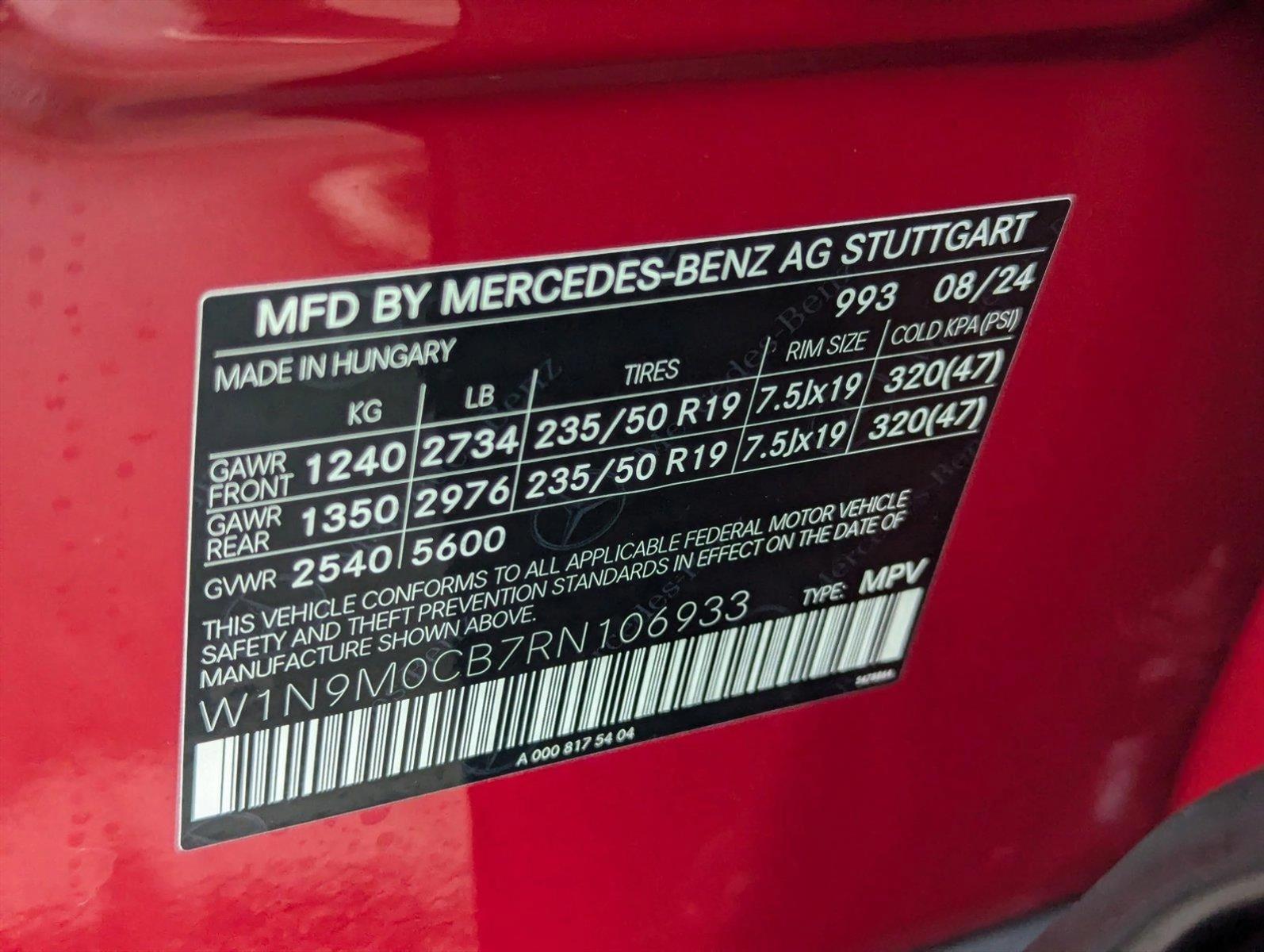 2024 Mercedes-Benz EQB Vehicle Photo in Coconut Creek, FL 33073