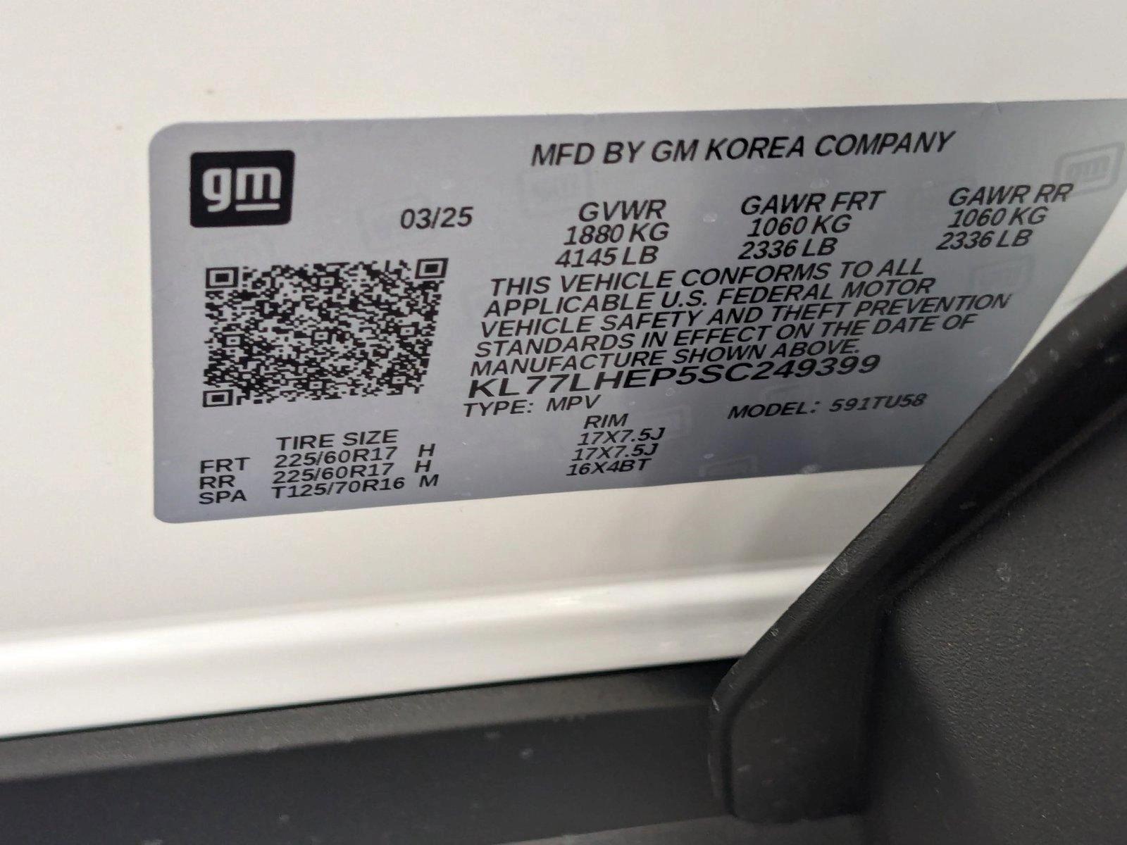 2025 Chevrolet Trax Vehicle Photo in MIAMI, FL 33134-2699