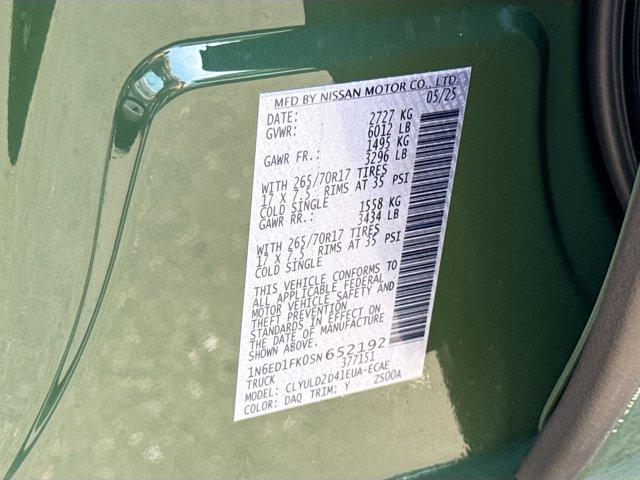 2025 Nissan Frontier Vehicle Photo in Flemington, NJ 08822