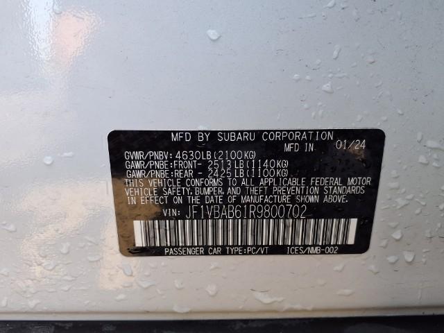 2024 Subaru WRX Vehicle Photo in Oshkosh, WI 54904
