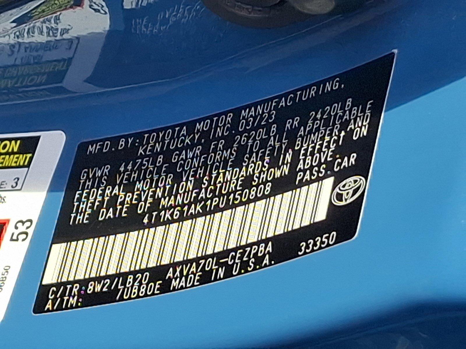 2023 Toyota Camry Vehicle Photo in Harrisburg, PA 17111