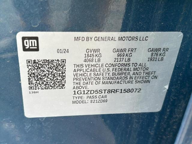 2024 Chevrolet Malibu Vehicle Photo in MIDDLETON, WI 53562-1492