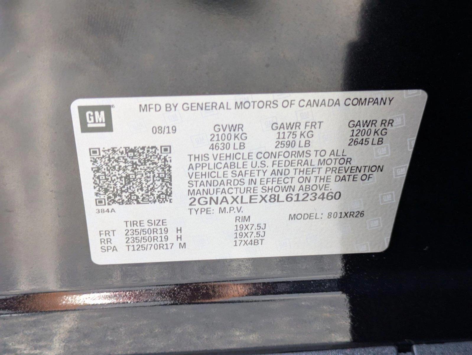 2020 Chevrolet Equinox Vehicle Photo in GREENACRES, FL 33463-3207