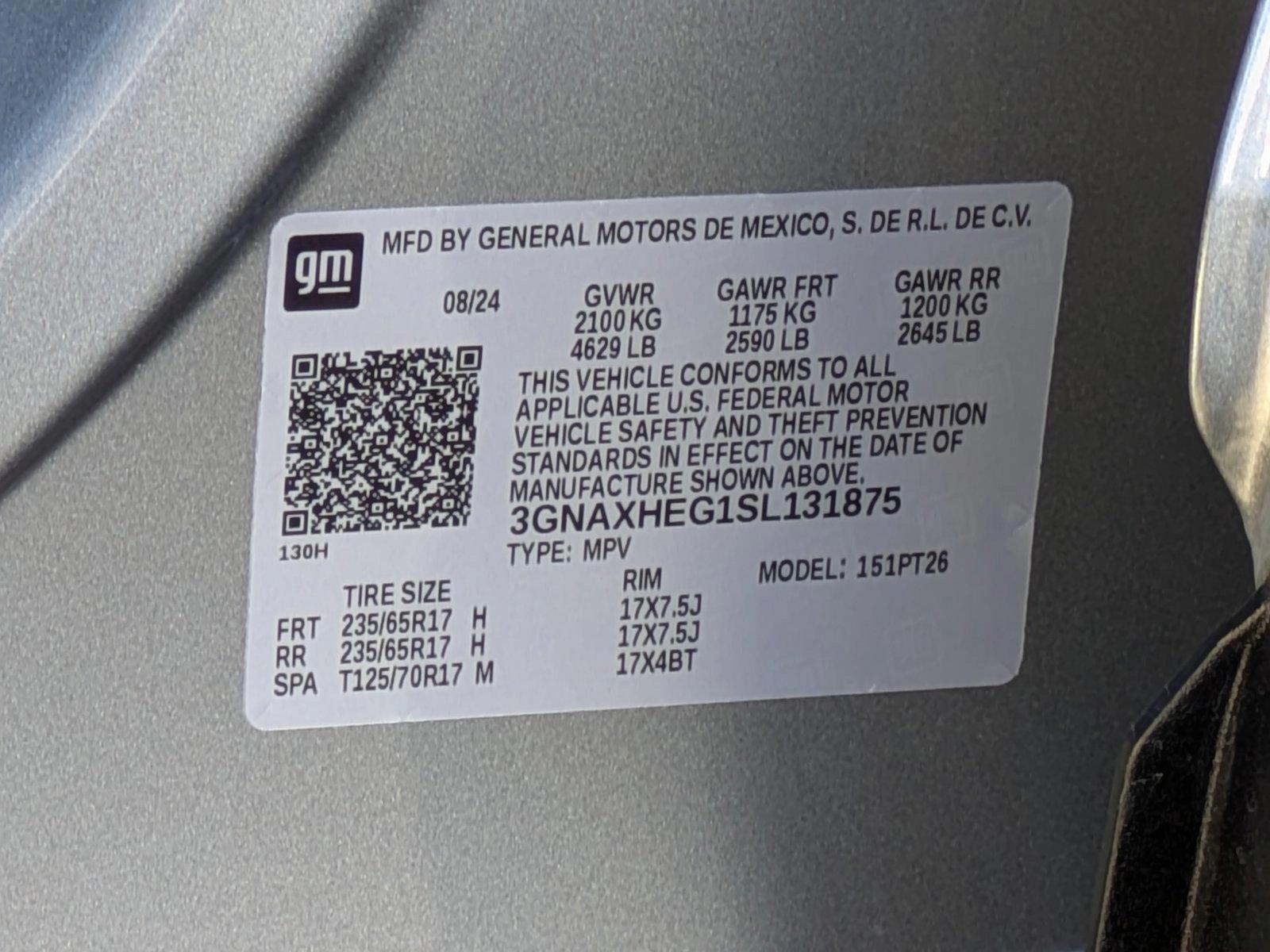 2025 Chevrolet Equinox Vehicle Photo in MIAMI, FL 33172-3015