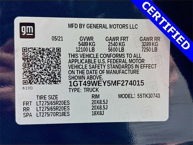 2021 GMC Sierra 3500 HD Vehicle Photo in PUYALLUP, WA 98371-4149