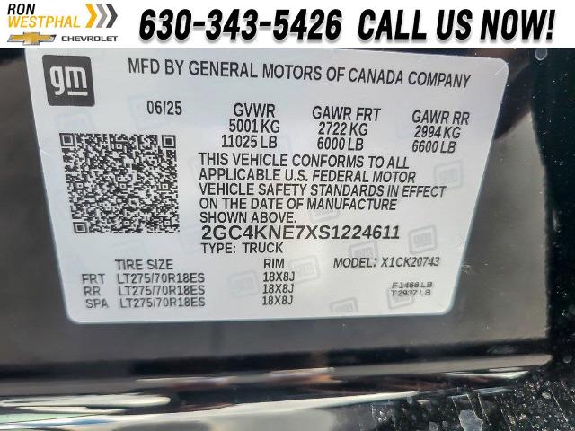 2025 Chevrolet Silverado 2500 HD Vehicle Photo in AURORA, IL 60503-9326