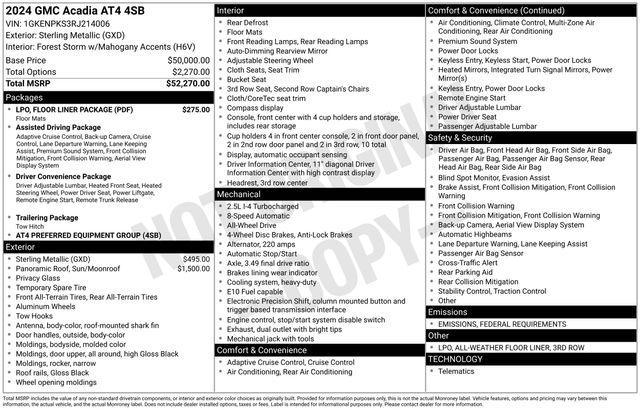 2024 GMC Acadia Vehicle Photo in DANBURY, CT 06810-5034