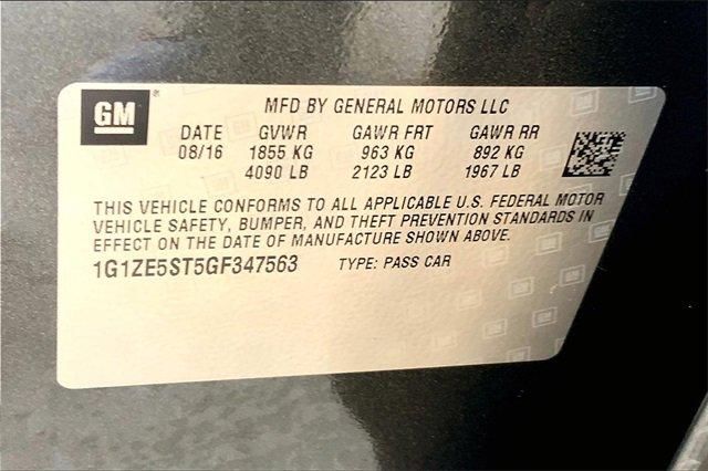 2016 Chevrolet Malibu Vehicle Photo in TOPEKA, KS 66609-0000