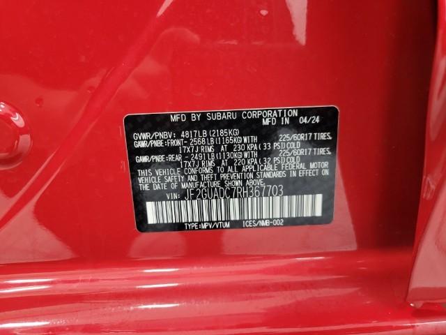 2024 Subaru Crosstrek Vehicle Photo in Oshkosh, WI 54904