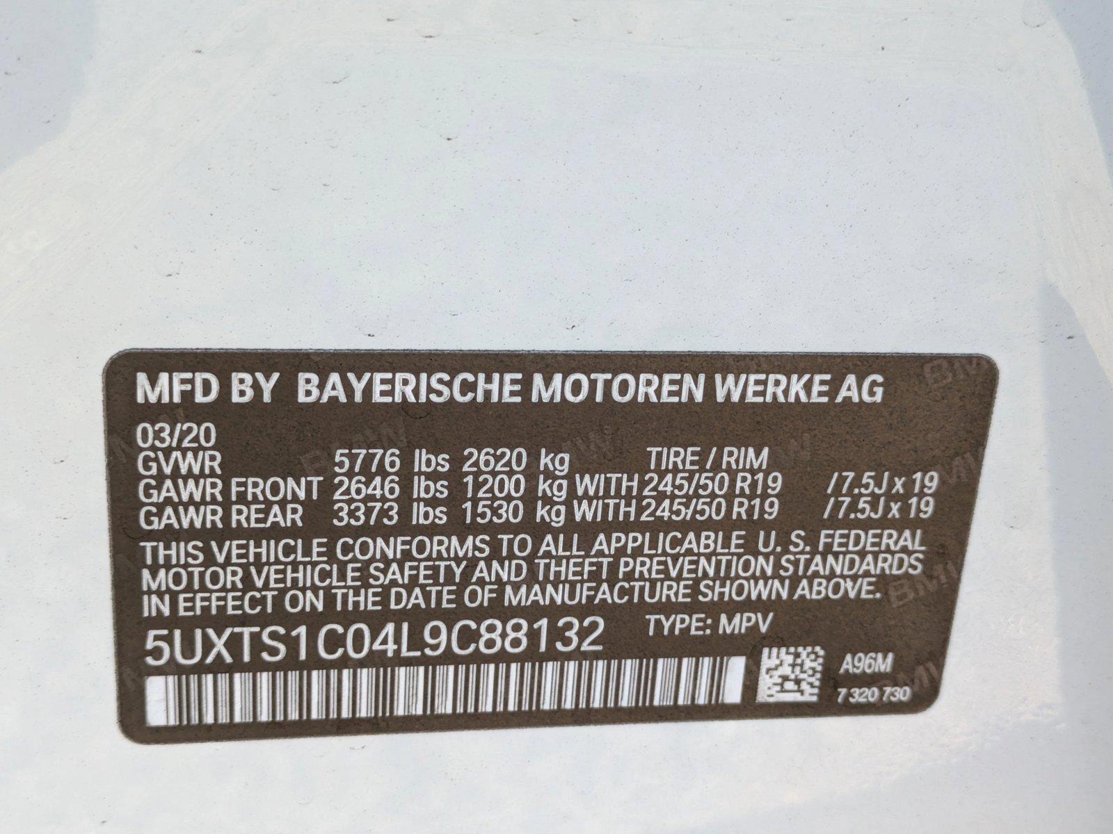 2020 BMW X3 xDrive30e Vehicle Photo in Sarasota, FL 34231