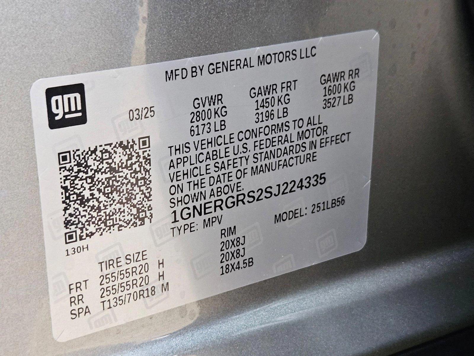 2025 Chevrolet Traverse Vehicle Photo in WACO, TX 76710-2592