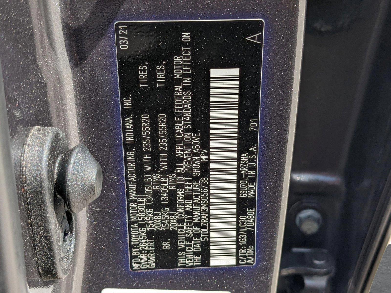 2021 Toyota Highlander Vehicle Photo in Davie, FL 33331