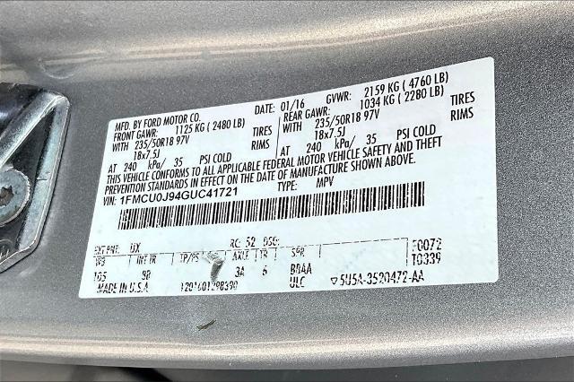 2016 Ford Escape Vehicle Photo in Houston, TX 77007