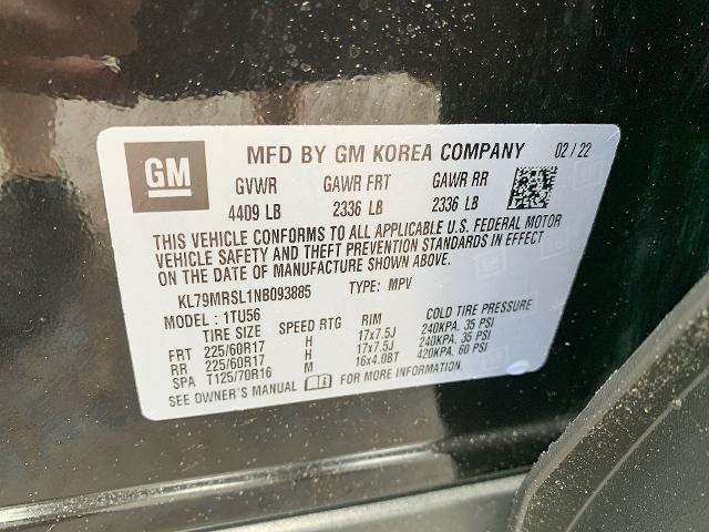 2022 Chevrolet Trailblazer Vehicle Photo in MOON TOWNSHIP, PA 15108-2571