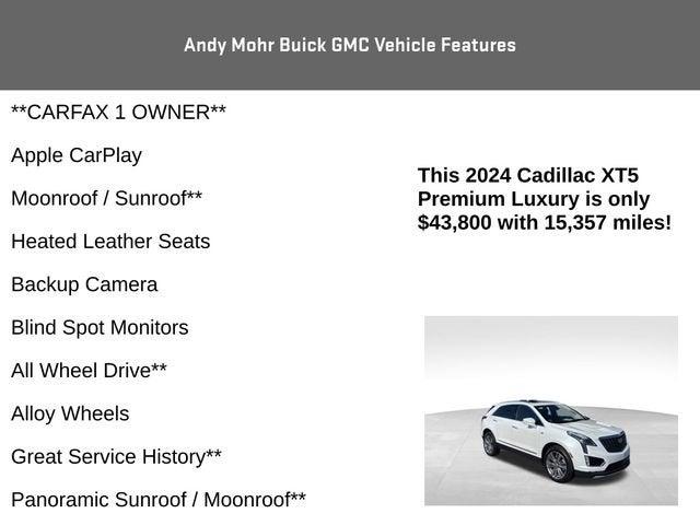 2024 Cadillac XT5 Vehicle Photo in Fishers, IN 46038