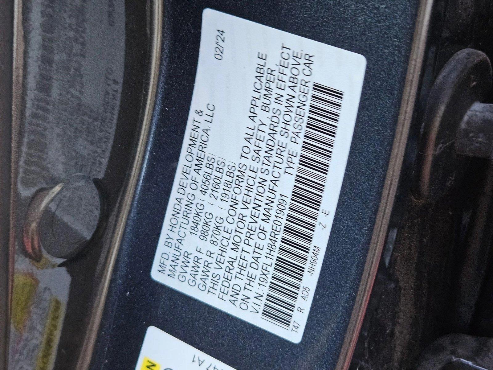 2024 Honda Civic Hatchback Vehicle Photo in Peoria, AZ 85382