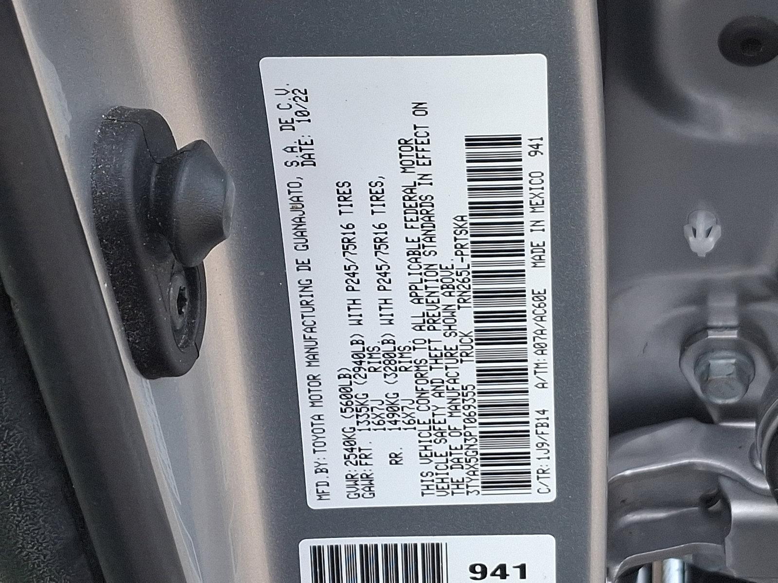 2023 Toyota Tacoma 2WD Vehicle Photo in Trevose, PA 19053