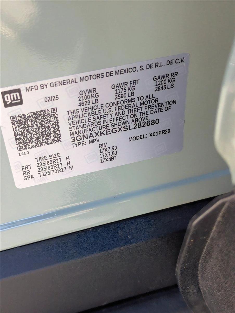 2025 Chevrolet Equinox Vehicle Photo in GREENACRES, FL 33463-3207