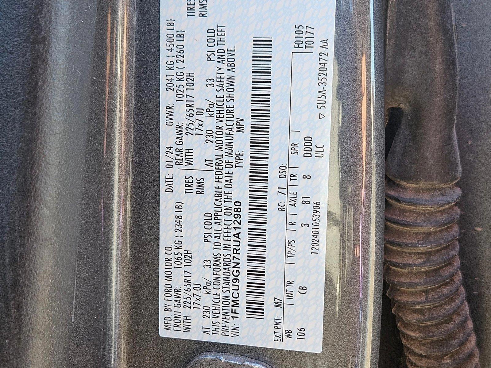 2024 Ford Escape Vehicle Photo in WACO, TX 76710-2592